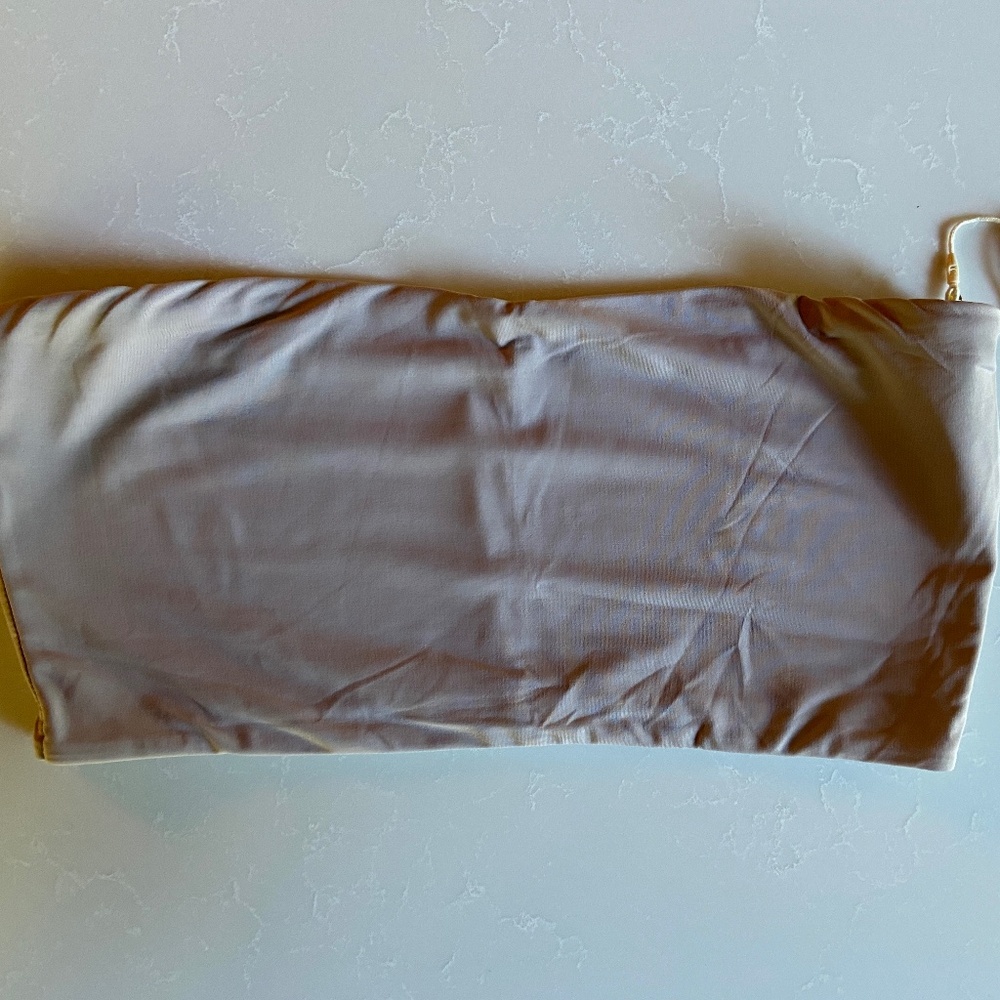 NWT Riot Swim Mauve Bandeau Top Size Medium - Picture 1 of 4